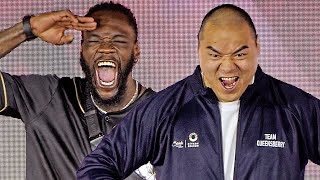 Deontay Wilder vs Zhilei Zhang • GRAND ARRIVALS  Frank Warren amp Eddie Hearn 5 vs 5  DAZN Boxing [upl. by Aehtna]