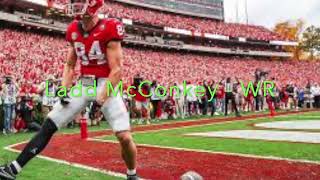 The Ravens should draft LADD McCONKEY in ROUND ONE if a film study [upl. by Rehpotsihc685]