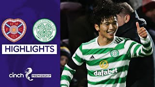 Heart of Midlothian 12 Celtic  Reo Hatate Scores First Celtic Goal  cinch Premiership [upl. by Narhet]