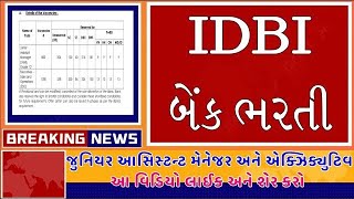 idbi executive notification 2024idbi executive recruitment notification 2024  rsgabu [upl. by Melody]