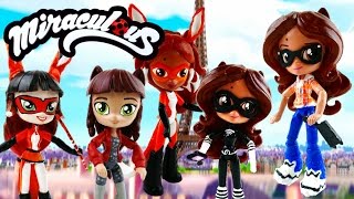 Compilation  Lady WiFi Alya Volpina Lila Miraculous Ladybug Transformation Pony Custom Doll Toys [upl. by Ggerg]