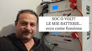 🔋BATTERIE MEGLIO LA TENSIONE O IL SOC cosa succede con il 5 di soc sul mio impianto fotovoltaico [upl. by Nnaytsirk]