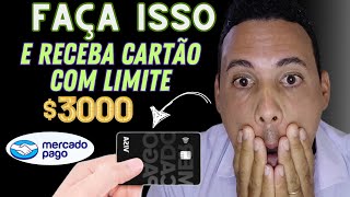 MÉTODO PARA LIBERAR CARTÃO DE CRÉDITO MERCADO PAGO ASSIM DA CERTO [upl. by Tuckie101]