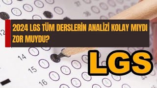 LGS 2024 İLK DEĞERLENDİRME [upl. by Niret]