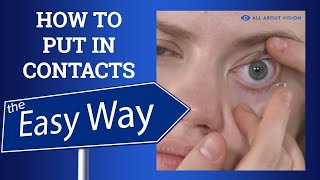 How to put in contacts beginners stepbystep instructions [upl. by David440]