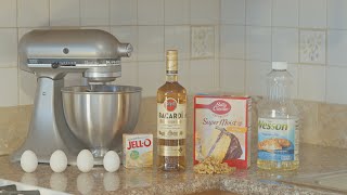 Rum Cake Recipe Quarantine Baking [upl. by Araid261]