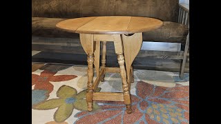 Drop Leaf Table Construction [upl. by Sdlonyer]