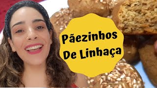 Pãezinhos De Linhaça  Lowcarb  Sem Leite  Sem Glúten  Baixo Custo [upl. by Weisman]