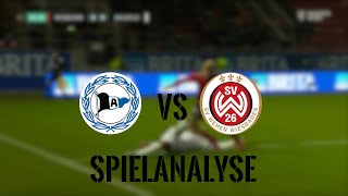 Spielanalyse DSC Arminia Bielefeld vs Wehen Wiesbaden  3 Liga 13Spieltag [upl. by Eveivaneg78]