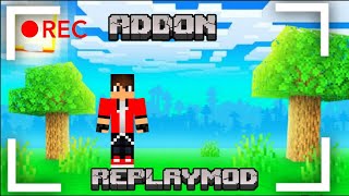 NOVA ADDON REPLAYMOD MCPE 121 [upl. by Eneres]