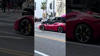 La Ferrari Car Spotting spottingcars automobile beverlyhills supercars luxury [upl. by Atinid58]