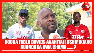 GEORGE AMBANGILE AFUNGUKA KUHUSU CHAMA  KOCHA FADLU DAVIDS ANAFAIDA  SIMBA WAWE WAWAZI KWA KOCHA [upl. by Ayenet]