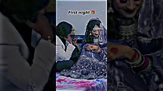 First night kiss time love saadi dulhanwahijopiyamanbhaye weddingcelebration [upl. by Dnumsed]