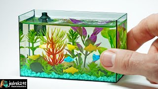 Making Tiny FISH Aquarium  RESIN ART [upl. by Ahseer339]