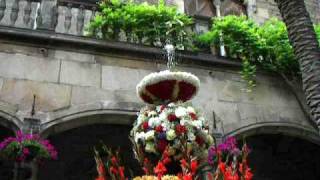 Dancing Egg in Barcelona Fountain [upl. by Ahsima]