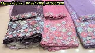 Hyderabad Sabyasachi Fabrics  Boutique Collection At Marwa Fabrics Lowest Price [upl. by Germaun]