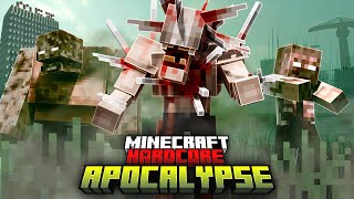 REALISTIC Zombie Apocalypse Simulated in Hardcore Minecraft [upl. by Zerdna]