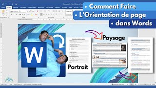 COMMENTER FAIRE LORIENTATION DE PAGE DANS UN DOCUMENT WORD manyangaword microsoftword words [upl. by Curt]