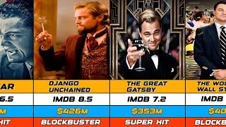 Leonardo DiCaprio All Best Movie  Hits And Flops Movies Info List  Titanic Inception [upl. by Dorison]