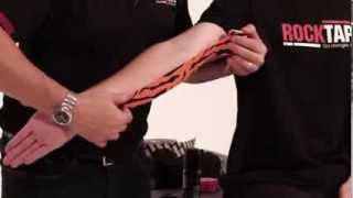 Rocktape application for Golfers Elbow [upl. by Anitak541]