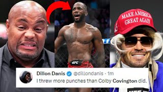 FIGHTERS REACT TO LEON EDWARDS DOMINATING COLBY COVINGTON  EDWARDS VS COVINGTON UFC 296 REACTIONS [upl. by Bathelda]