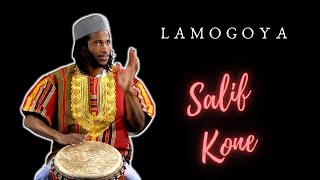 Burkina Faso music  Lamogoya Djembe Balafon African Xylophone amp Bass Drums with Salif Kone [upl. by Adelice]