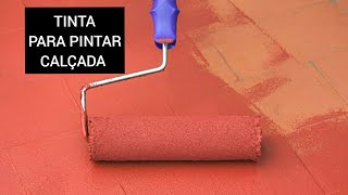 Tinta Caseira para Pintar Calçada [upl. by Raney]