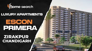 Escon Primera Zirakpur  Luxury 3BHK and 31BHK Flats Available for Sale  Home Search [upl. by Rasure703]