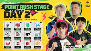 EN FFWS Global Finals 2024  Point Rush Stage Day 2 [upl. by Yelah849]