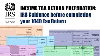 Top IRS Tip before starting 1040 Individual Income Tax Return [upl. by Daniels]