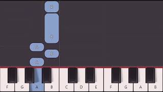 Gori Ho Kali Ho Play Along Piano Hindi Songs Tutorial [upl. by Amilah]