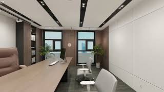 Threestory office building effect display 2 [upl. by Azirb]