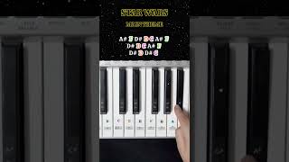 How to play Star Wars Theme  Easy Piano Tutorial 🎶🎹piano pianotutorial starwars starwarstheme [upl. by Etnud]