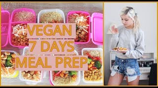 VEGAN FOOD PREP 7 DAYS  VEGANSK MAT [upl. by Aseeram]