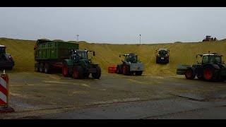 1200ha Mais l 4x Häcksler l 40 Häckselwagen l Mais ernte mit Fendt JohnDeere Krone GoPro [upl. by Amis]