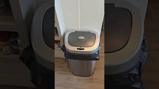 NINESTARS Automatic Touchless Infrared Motion Sensor Trash Can Review [upl. by Matthiew]