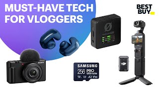 MustHave Tech for Vloggers  Best Buy [upl. by Ahsinam765]