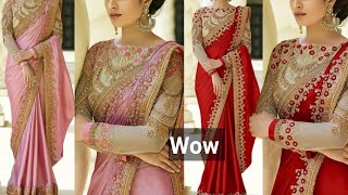 2024 ki sabse letest Silk sarees weddingorganza designer saree  wedding saree collection 2024 ❤️1 [upl. by Roxane]