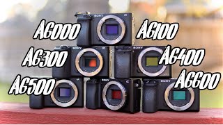 Sony A6000 vs A6100 vs A6300 vs A6400 vs A6500 vs A6600 A Buying Guide [upl. by Ainod]