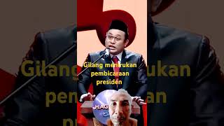 Gilang menirukan pembicaraan presiden [upl. by Wald]