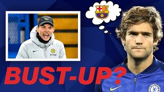 Marcos Alonso HEATED ARGUMENT With Thomas Tuchel  Alonso Gone To Barcelona [upl. by Annasor]