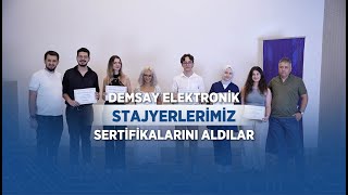 Stajyerlerimiz sertifikalarını aldılar [upl. by Astra]