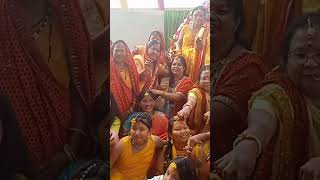 Shaadi mein haldi mein mahilaon ne enjoy kiya love haldi shaadisaga [upl. by Ahsitil475]