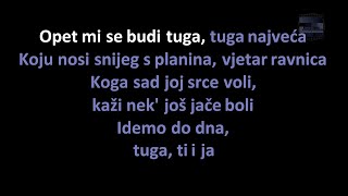 Crvena jabuka  Tuga ti i ja Karaoke [upl. by Keldah976]