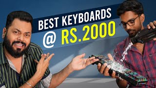 Top 5 Best Mechanical Keyboards Under ₹2000 😯 [upl. by Enitsahc]