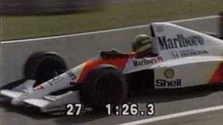 F1 Japan Ayrton Senna Pole Lap [upl. by Meridith]