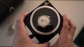 JaegerLeCoultre Master Ultra Thin Moon Unboxing  Mozsly Watch Winder [upl. by Alexandros]