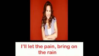 Rachel Alejandro Let The Pain Remain with lyrics [upl. by Lenahtan221]