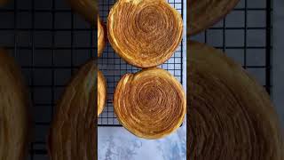 Croissant rolls Praline rose 🥐 façon Philippe Contincini 👨🏻‍🍳❤️ Making of croissant rolls [upl. by Eeralih]