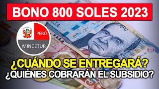 Bono 800 soles 2023  LINK consulta DNI cuándo se otorgará y quiénes acceden al subsidio [upl. by Leroj]